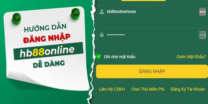 Đăng nhập HB88 giúp hội viên hưởng tối đa quyền lợi